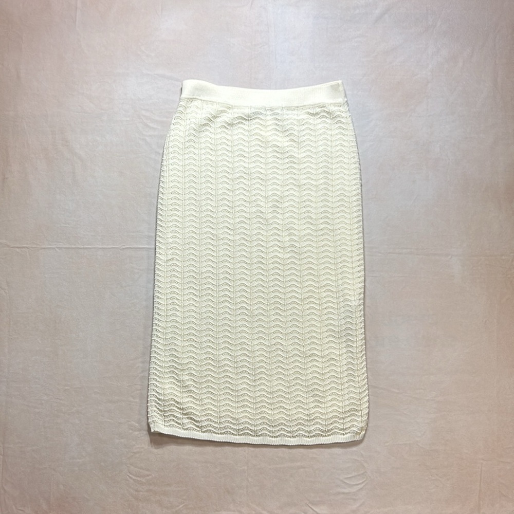Theory crochet skirt